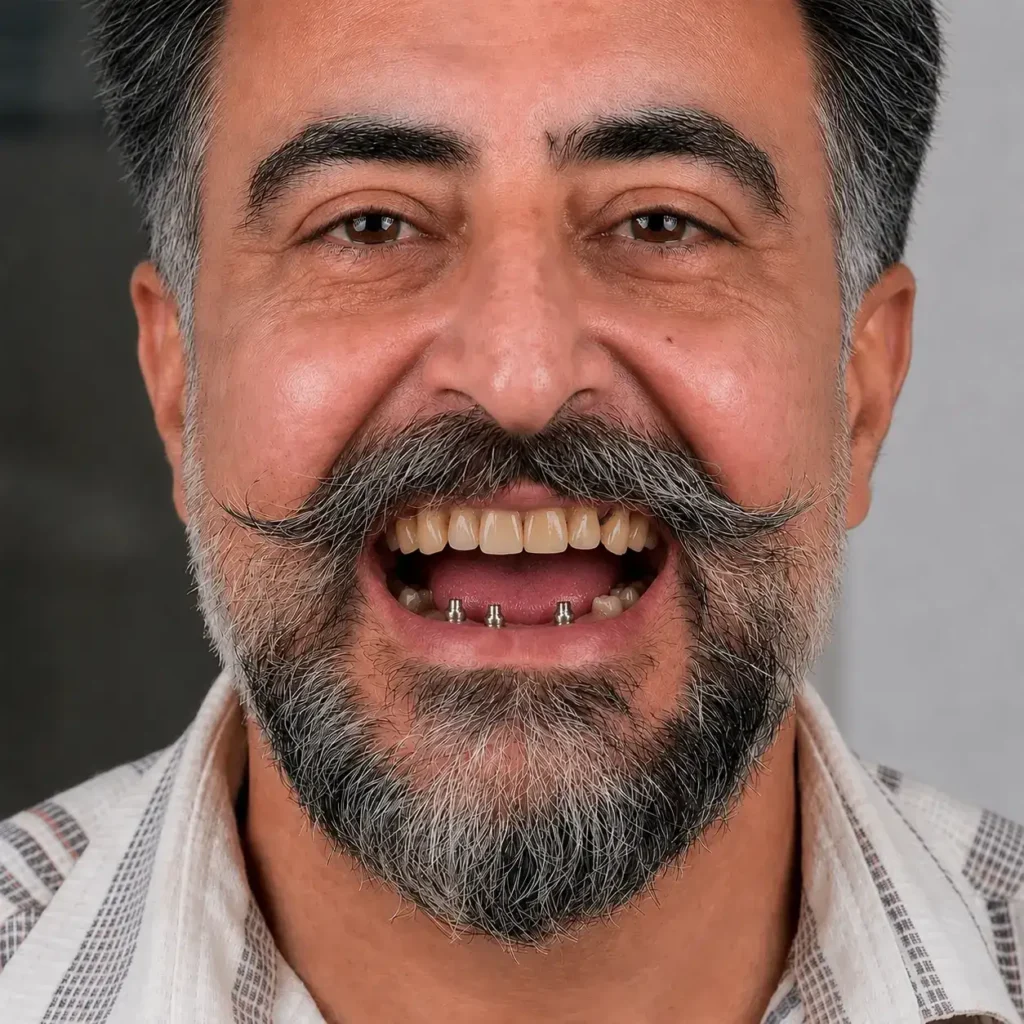 عکس قبل ایمپلنت دندان